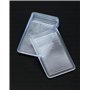 QWORK® 16 x Cales de Meubles Transparent, Cales en Plastique pour Meubles, WC, 2 Tailles (2~5 mm et 2~10 mm Hauteur)