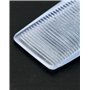 QWORK® 16 x Cales de Meubles Transparent, Cales en Plastique pour Meubles, WC, 2 Tailles (2~5 mm et 2~10 mm Hauteur)