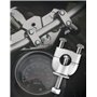 QWORK 2 Pcs Rehausseur de Guidon pour Moto 22mm 7/8", Fixation de Guidon Moto en Alliage Aluminium pour Moto VTT