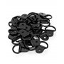 QWORK® 30 PCS Anneaux Arrimage Crochet Arrimage en Forme de D en Fer pour Remorque Camions Bateaux Autos