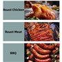 Eidoct Poêle à barbecue pliable avec trous de 30,5 cm – Poêle à griller antiadhésive avec poignée pliable en bois – Batterie de 