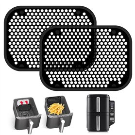 2 Pièces Grille Anti Projection pour Air Fryer Ninja Double Stack XL SL400EU Et SL300EU