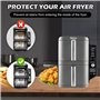 2 Pièces Grille Anti Projection pour Air Fryer Ninja Double Stack XL SL400EU Et SL300EU, Réutilisable Plat Moule Silicone Air Fr