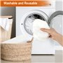 TOSAVGA 10 Bonnettes Microfibre Lingettes pour Karcher Vapeur, 5 Chiffons pour le sol+5 Housses pour la Buse Manuelle pour Netto