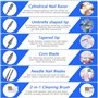 TOSAVGA 6Pcs Embout Ponceuse Ongles, Embout Ponceuse Ongles Depose, Professionnelle embout ponceuse, 3/32 Pouces embout depose p