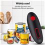 Ouvre-boîte électrique, sans bord tranchant, ouvre-boîte électrique à une touche avec arrêt automatique, meilleur gadget de cuis