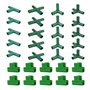 20 Pièces De Connecteurs De Serre