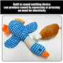 DHSBGWSX Peluches pour Animaux De Compagnie, 2 Pièces, Jouets Grinçants et Interactifs pour Chiens, Résistants À La Mastication