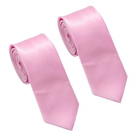 SLAXJNE Paquet De 2 Cravates Roses