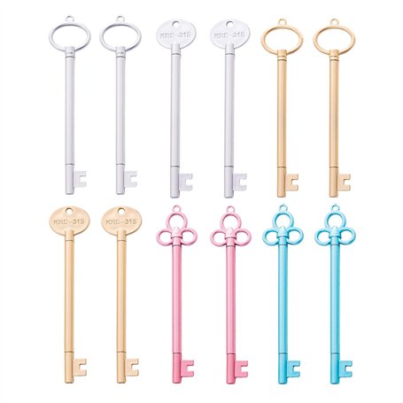 ZGDEIWGF 12 pièces de stylos gel en forme de clé