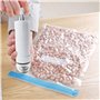 DHSBGWSX 1 sac de rangement pour le réfrigérateur, 4 sacs de conservation sous vide, boîte de rangement murale, sac en maille po