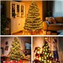 Lot de 20 Guirlande Lumineuse LED Mini Guirlande LED a Pile 1M 10 LEDs Fil de Cuivre Intérieur et Extérieur Décoration Lumière p
