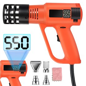 Pfloge® Decapeur Thermiques 2500W avec Affichage Numérique LCD