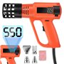 Pfloge® Decapeur Thermiques 2500W avec Affichage Numérique LCD