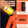 Pfloge® Decapeur Thermiques 2500W avec Affichage Numérique LCD, 50℃-600℃ Pistolet Thermique Température et 2 Flux D'Air Réglable