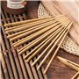 Pince à Grille Pain, Lot de 12 Pince en Bambou Pinces de Cuisine Réutilisables 18 cm Pince à Thé pour Attraper facilement les To