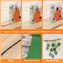 Gaethra Agrafeuse Murale 3-en-1 – Agrafeuse Bois avec 3000 Agrafes & Arrache-Agrafes, Agrafeuse Tapissier à Force Réglable – Idé