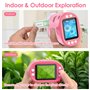 Vankarr 1000X Microscope numérique de poche portable pour enfants avec carte SD de 32 Go, écran IPS de 2 pouces, échantillons de