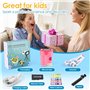 Vankarr 1000X Microscope numérique de poche portable pour enfants avec carte SD de 32 Go, écran IPS de 2 pouces, échantillons de
