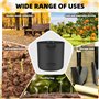 Gerbala 3× 272 L Sacs de Jardin Dechets Pliables - Sacs à Feuilles Robustes, Autoportants, Grands, Imperméables (150 GSM) – Idéa