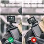 SUREWO Support magnétique pour Sac à Dos à dégagement Rapide, Support bandoulière à 360° avec Crochet Universel en J Compatible 