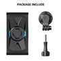 SUREWO Support magnétique pour Sac à Dos à dégagement Rapide, Support bandoulière à 360° avec Crochet Universel en J Compatible 