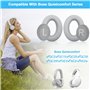 HOSSOM Coussinets d'oreille, 1 Paire Coussinets Casques, Oreillette de Remplacement, Coussinets de Rechange pour Bose QuietComfo