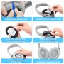 HOSSOM Coussinets d'oreille, 1 Paire Coussinets Casques, Oreillette de Remplacement, Coussinets de Rechange pour Bose QuietComfo