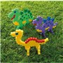 Hama - 8573 - Loisirs Créatifs - Pot 600 Perles à Repasser - Taille Maxi - Mix 7 Couleurs