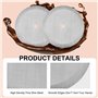 EASYKEENECOM Lot de 3 filtres de rechange pour cafetière à piston - 350 ml - En acier inoxydable - Pour cafetière à piston à pis