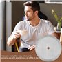 EASYKEENECOM Lot de 3 filtres de rechange pour cafetière à piston - 350 ml - En acier inoxydable - Pour cafetière à piston à pis