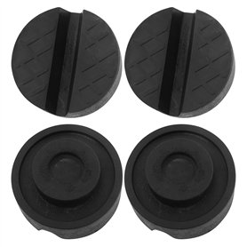 Lot de 4 patins en caoutchouc universels pour cric de voiture