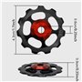 2 pièces en alliage d'aluminium pour vélo de route