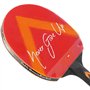 Lot de 2 feuilles de film adhésif en caoutchouc transparent et antistatique pour raquette de tennis de table - 17 x 17 cm - Jaun