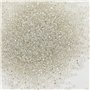 Tibaoffy Transparent avec doublure argent Taille 12/0 Perles de verre artisanal 2 mm pour la fabrication de bijoux (Total Enviro