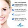 KongKay Brossettes de Rechange pour Oralb dual clean, 4 Têtes Compatibles Avec les Oralb Brosses à Dents Électriques, Têtes doub