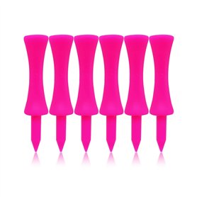 Frogetu Tee de Golf Lot de 60 Plastique Rose 57mm