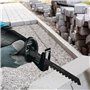 Lame de Scie Sabre Beton,240 mm Lame de Scie Sabre en Métal Dur, Lames de Scie à Pierre Scie Sabre, Lame de Scie au Carbure de T