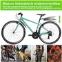 Frogetu Garde-Boue de vélo Fit pour 20-26 Pouces, Universelle Réglable Epaissir Elargir Les Ailes Avant Arrière Garde-Boue VTT K