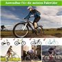 Frogetu Garde-Boue de vélo Fit pour 20-26 Pouces, Universelle Réglable Epaissir Elargir Les Ailes Avant Arrière Garde-Boue VTT K