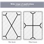 Frogetu 2 Pièces Tendeur Drap Housse,Réglable élastiques Triangle Sangles,Tendeurs réglables en Croix pour Drap-Housse,pour Drap