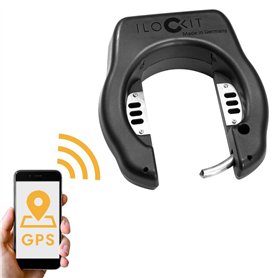 I LOCK IT Antivol de vélo GPS avec suivi GPS en direct | Application smartphone | Système d'alarme intelligent 110 dB | Écarteme