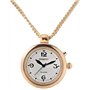 SHMIOU Montre Parlante Femme Française Pendentif Or Lunette Ronde Montre pour Personnes Âgées Malvoyantes Alarme Forte