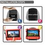 Hikig Support de tablette en silicone pour appuie-tête de voiture pour enfants sur siège arrière, compatible avec iPad, iPad min