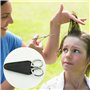 Précision ciseaux pour moustache, barbe, sourcils pour hommes professionnel petits ciseaux à cheveux acier inoxydable, ciseaux d