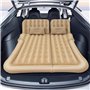 Ealtqund Matelas gonflable pour 2 personnes - Avec 2 coussins et pompe à air - Lit d'appoint confortable pour le camping, les vo