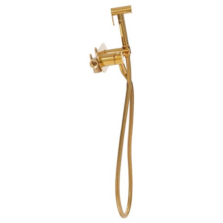 Douchette à main pour bidet - Kit d'hygiène personnelle - En acier inoxydable - Pistolet pulvérisateur réglable - Pour l'hygiène