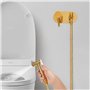Douchette à main pour bidet - Kit d'hygiène personnelle - En acier inoxydable - Pistolet pulvérisateur réglable - Pour l'hygiène