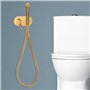 Douchette à main pour bidet - Kit d'hygiène personnelle - En acier inoxydable - Pistolet pulvérisateur réglable - Pour l'hygiène
