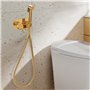 Douchette à main pour bidet - Kit d'hygiène personnelle - En acier inoxydable - Pistolet pulvérisateur réglable - Pour l'hygiène